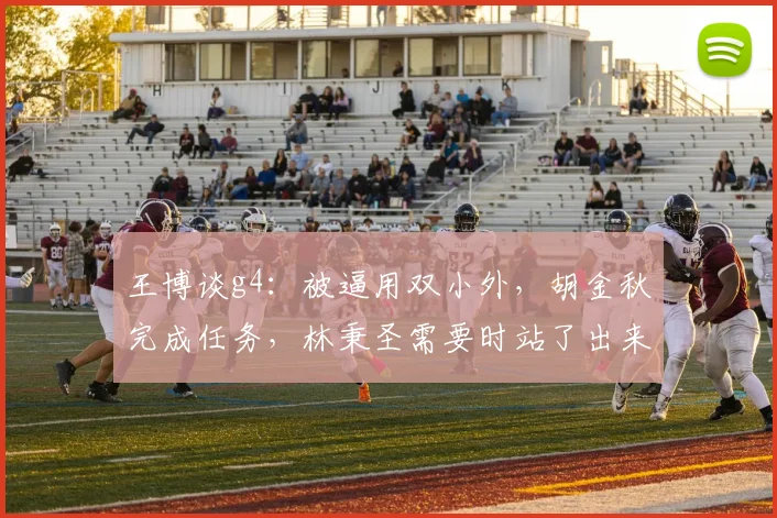 王博谈g4：被逼用双小外，胡金秋完成任务，林秉圣需要时站了出来